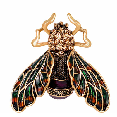 

Elegant Fish Butterfly Cartoon Crystal Brooch Pins Jewelry Women Lady Wedding