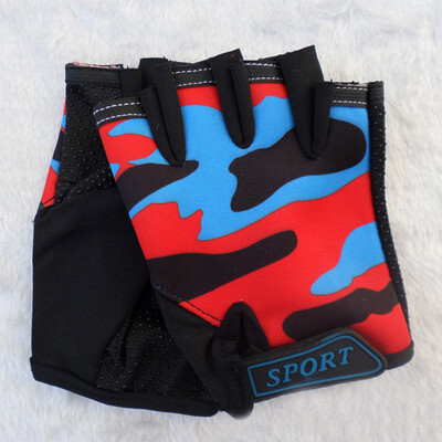 

Kids Half Finger Fingerless Gloves Bike Bicycle Cycling Climbing Skating Cloth