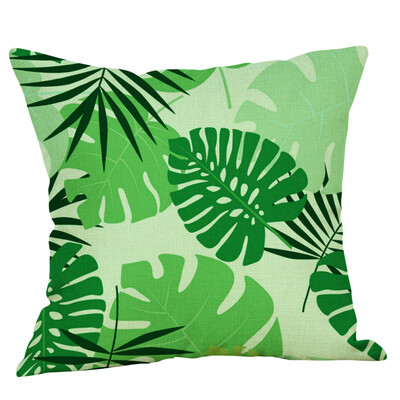 

Gobestart Flax Pillow Case Cover Garden Scenery Throw Sofa Car Cushion Cover Home Decor