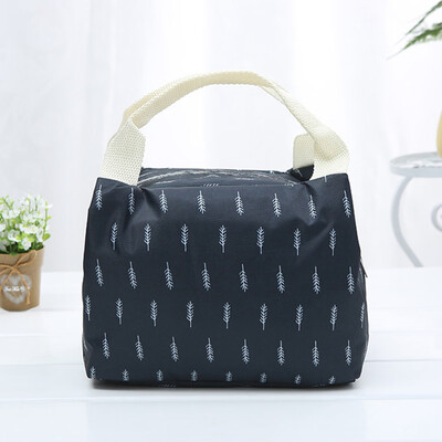

Various Color Lunch Bag Reusable Insulated Lunch Bag Cooler Tote Box with Front Pocket Zipper Closure for Working Picnic