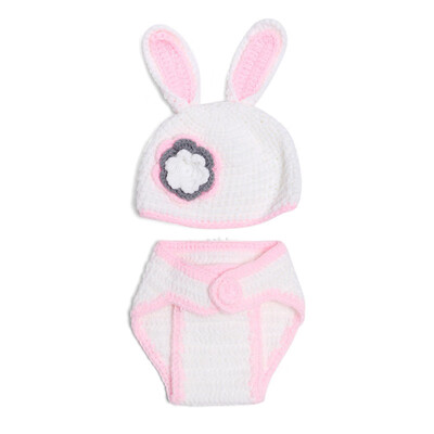 

Cute Soft Newborn Baby Photography Props Baby Hat Cap Baby GirlBoy Clothes Newborn Crochet Outfits