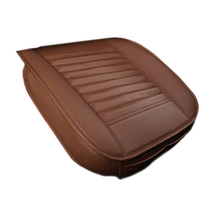 

Car Front Seat Cover Breathable PU Leather Pad Mat Chair Cushion Full Surround