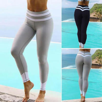 

Womens High Waist Yoga Pants Print Sports Fitness Gym Stretch Leggings Trousers