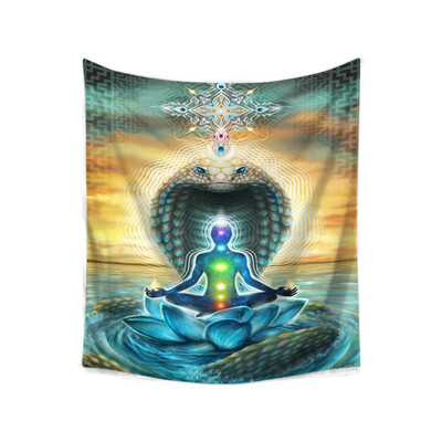 

Mandala Wall Hanging Tapestries Indian Hippie Polyester Fabric Bedspread Picnic Bedsheet Blanket Wall Art Tapestry