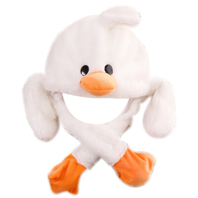 

Fashion Children Cute Creative Interesting Bunny Rabbit Ear Hat Airbag Cap Soft White Rabbit Hat