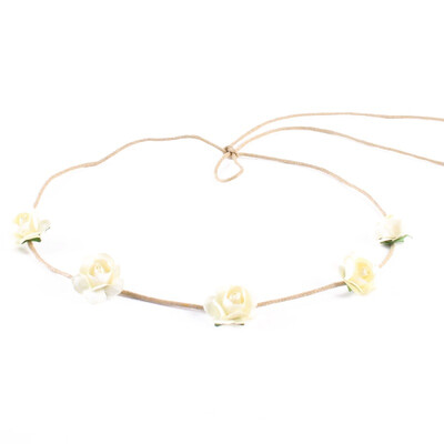 

Baby Girls Flower Headband Floral Headwear Apparel Wreath Photography Prop Party Gift