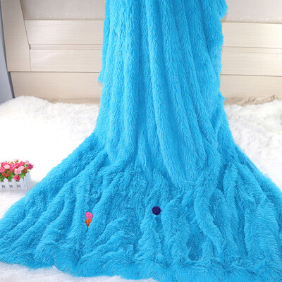 

Toponeto Large Soft Warm Shaggy Faux Fur Throw Blanket Sofa Double King Bed Blanket