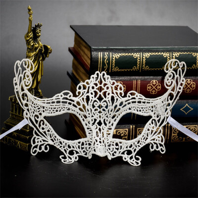 

Tailored Masquerade Lace Mask Catwoman Halloween Cutout Prom Party Mask Accessories HOT