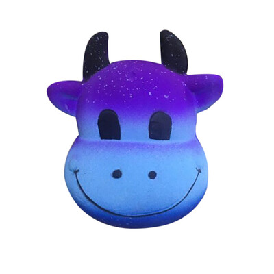 

Siaonvr 10cm Galaxy Cattle Slow Rising Cartoon Cream Scented Stress Relief Toys