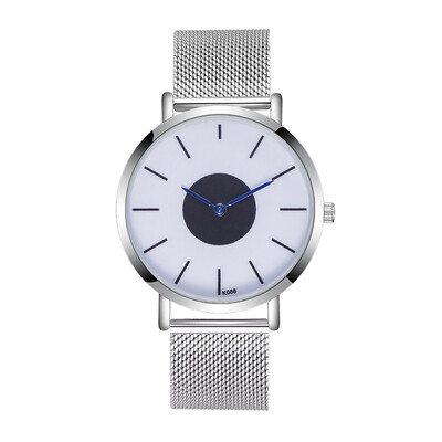 

〖Follure〗Mens Fashion Casual Alloy Steel Strap Analog Quartz Round Watch