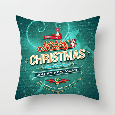

New Christmas Pillow Case Sofa Car Throw Cushion Covers Home Decor