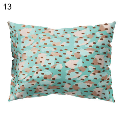 

Flower Irregular Pattern Throw Pillow Case Cushion Cover for Home Office Cafe