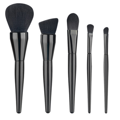 

Fashion Hot Sale10 PCSset Black Make Up Foundation Eyebrow Eye Shadow Blusher Blush Cosmetic Concealer Brushes Set Beauty Tools