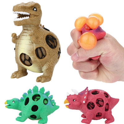 

〖Follure〗Dinosaur Model Grape Venting Balls Squeeze Pressure Stress Ball Stress Relief Toy