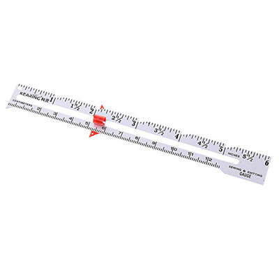

15CM Metal Multifunctional Hand Measure Tool Knitting Chrochet Sewing Ruler Centerpiece Device
