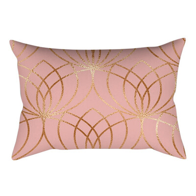 

Rose Gold Pillowcase Powder Peach Skin Long Shape Pillow Cover Home Garden Home Textile