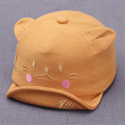 

Kids Summer Hat Baby Girl Boy Cute Soft Baseball Cap Breathable Cartoon Visors Hats