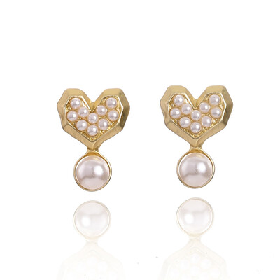 

Fashion Geometric Pearl Ball Small Earrings For Women Jewelry Accessories
