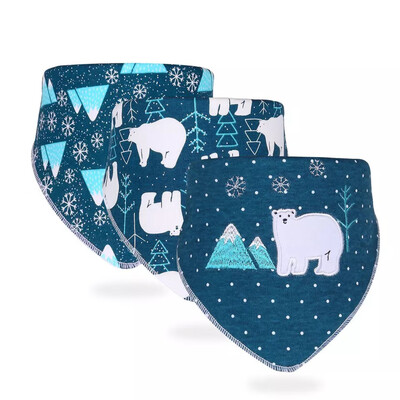 

3pcsset Baby Bibs Bandana 100 Cotton High Quality Babadores Para Bebe Infant Saliva Towel For Boys And Girls