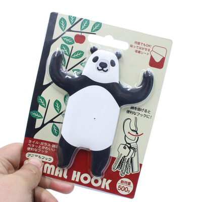 

Lovely Multifunctional Cartoon Animal Hanging Clasp Creative no trace Hanging Hooks For Home Kitchen Bathroom Refrigerator