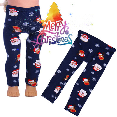 

YIWULAChristmas Clothes Leggings For 18 Inch American Boy Doll Accessory Girl Toy