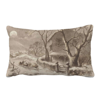 

Tailored Merry Christmas Pillow Cases Linen Sofa Cushion Cover Home Decor Pillow Core