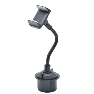 

Water Cup Long Hose Mobile Phone Bracket Black New Car Shockproof Square Scratching