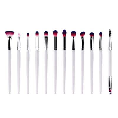 

Eyes Makeup Brush Set 12pcs Pro Maquillage Eyebrow Eye Shadow Eyeliner Eyelash Brushes Soft Synthetic Hair