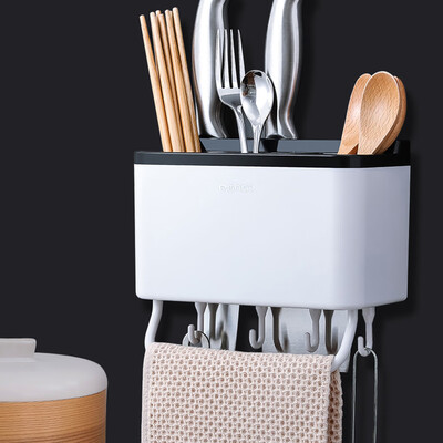 

Toponeto Kitchen Spoon Chopsticks Fork Cut Draining Rack Storage Holder Organizer