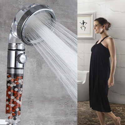 

Water Saving Laser Ionic 3 Filters Shower Head 300 High Turbo Pressure 40