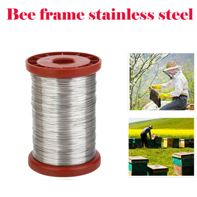 

Gobestart Stainless Steel Wire for Beekeeping Beehive Frames Tool 1 Roll 05mm 500g