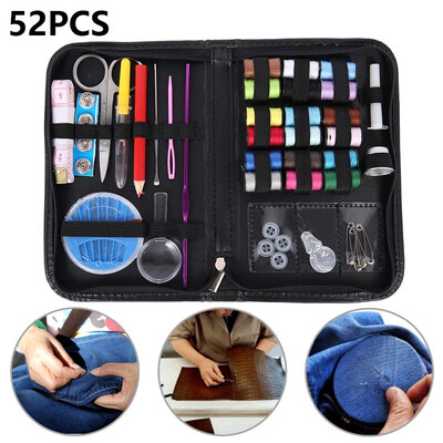 

Portable Sewing Kit & Case Emergency Repair Needle Craft Thread Scissors