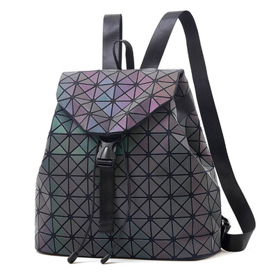 

Back To School Girls Luminous School Backpack Casual Fluorescent Gradient Double Shoulder Bag Fashion Travel Rucksack
