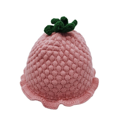 

Cute Baby Hat 0-3T New Winter Newborn Cute Warm Kids Girls Boys Baby Ball Design Hats Cartoon Print Knitted Wool Hemming Caps