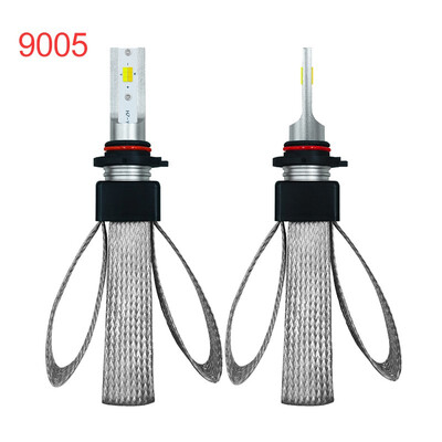 

1pair 12v 60w Car Headlight H4 led Spotlight Pure White 6000K auto auxiliary light Car Headlamp H7 H11 H1 9005 9006 Car Fog Lamp