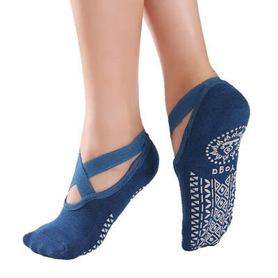 

Ladies Anti Slip Yoga Socks Bandage Sports Girls Ballet Dance Socks