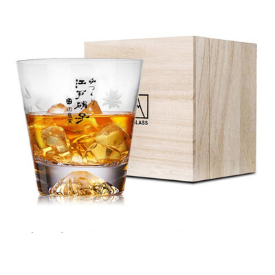 

Home Mountain Fuji Crystal Wine Glass Cup Beautiful Harmony Wine Water Beer Drinking Cups Drinkware Barware Kitchen Dining Bar
