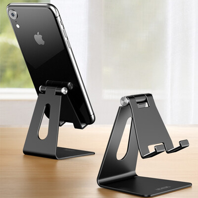 

Phone Holder Stand for all samrtphone Metal Phone Holder Foldable Mobile Holder Phone Stand Desk For iPhone 7 8 X  Max