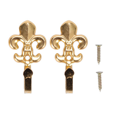 

Durable Bronze Curtain Wall Hook Geometric Accessories Strap Tieback Holdbacks