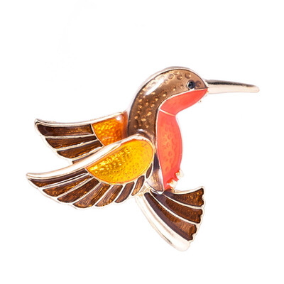 

New Elegant Women Retro Flying Bird Shape Corsage Buckle Scarf Buckle Brooch