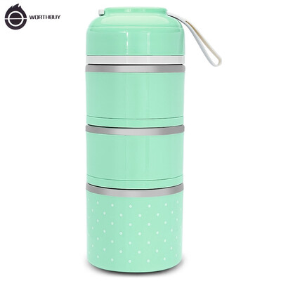 

Worthbuy 123 Layer Lunch Box Thermal Leak-proof Stainless Steel Lunch Boxes
