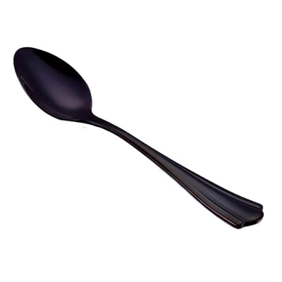 

Toponeto Stainless Steel Spoon Handle Flatware Ice Cream Drinking Tools Kitchen Gadget BK