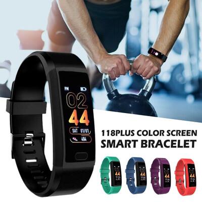 

118 PLUS Bluetooth Smart Wristband Color Screen IP67 Waterproof Smart