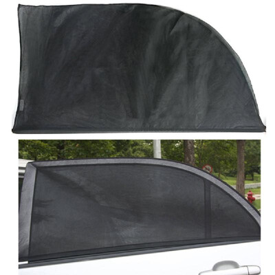 

TIROL 2PCS Adjustable Car Window Sun Shades UV Protection Shield Mesh Cover Visor Sunshades