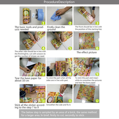 

〖Follure〗25Pcs Self Adhesive Tile Art Wall Decal Sticker DIY Kitchen Bathroom Decor Vinyl