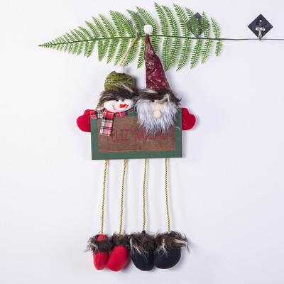 

Gobestart 1Pcs Christmas Door Hanging Christmas Tree Home Decor Ornaments Xmas Gift