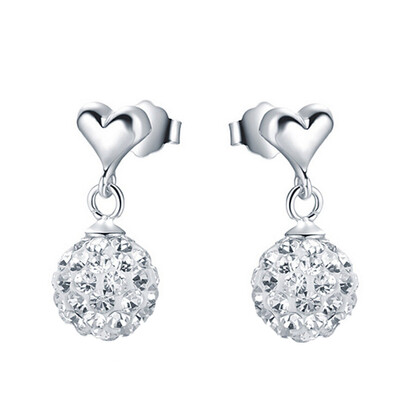 

Silver Sale Beauty Stud 2019 Ball Korean S925 Fashion Beauty Design Hot Earrings Earrings