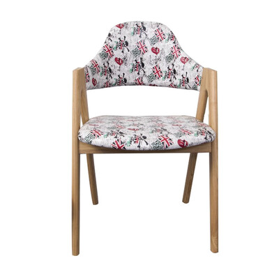 

Modern commercial furniture soild wood arm chair