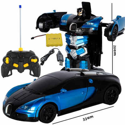 

112 RC Cars Cartoon Deformation Car Inertial Transformation Robots Toy for Children Baby Novelty Toys Kid Gift 2019