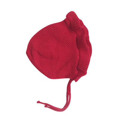 

1Pcs Baby Hat Bonnet Spring Autumn Handmade Wool Ear Knitting Hats Newborn Baby Fashion Warmer Caps Kids Hats